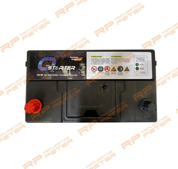 Batería Quick Starter 90 Ah 650CCA QS-90 (Izquierdo)