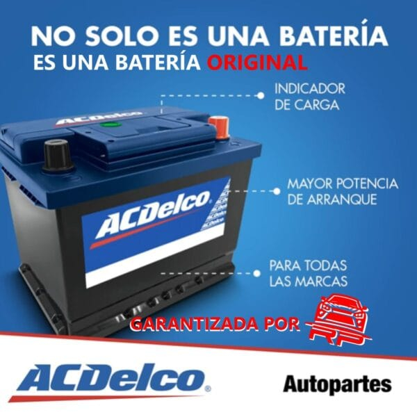 Batería ac delco calidad original Korea