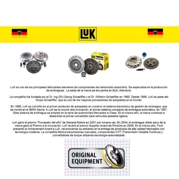 Kit de embrague original LUK
