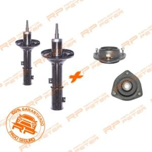 Pack suspensión Amortiguadores delanteros + cazoletas para Hyundai Accent 1.5 12 valvulas
