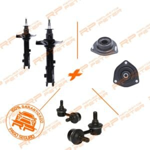 Pack suspensión Amortiguadores delanteros+ cazoletas + bieletas para Hyundai Accent Prime 1.3/1.5/1.6