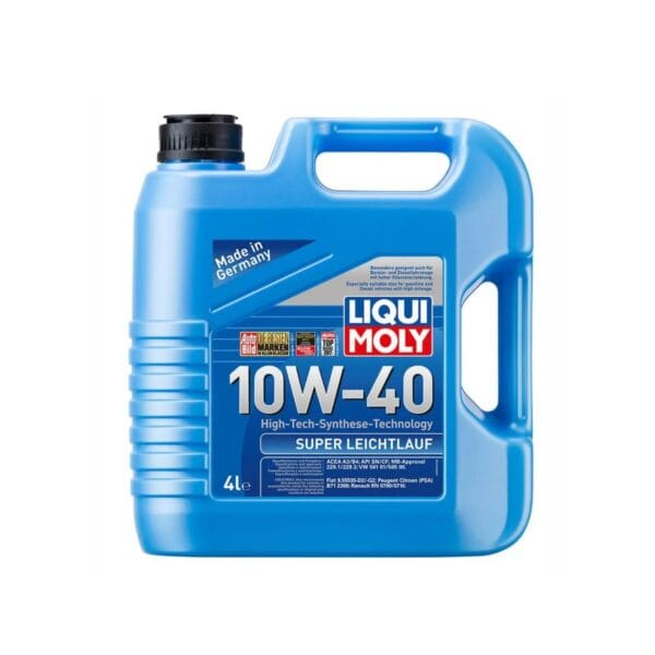 Aceite 10w40 Liquimoly Super Leichtlauf Celeste Tecnologia Sintetica - 4 Litros