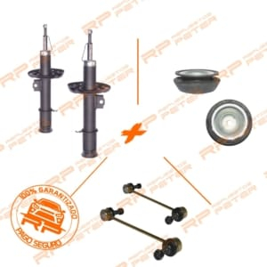 Promocion amortiguadores delanteros + cazoletas + bieletas para Chevrolet Montana - Corsa Evolution 1.8