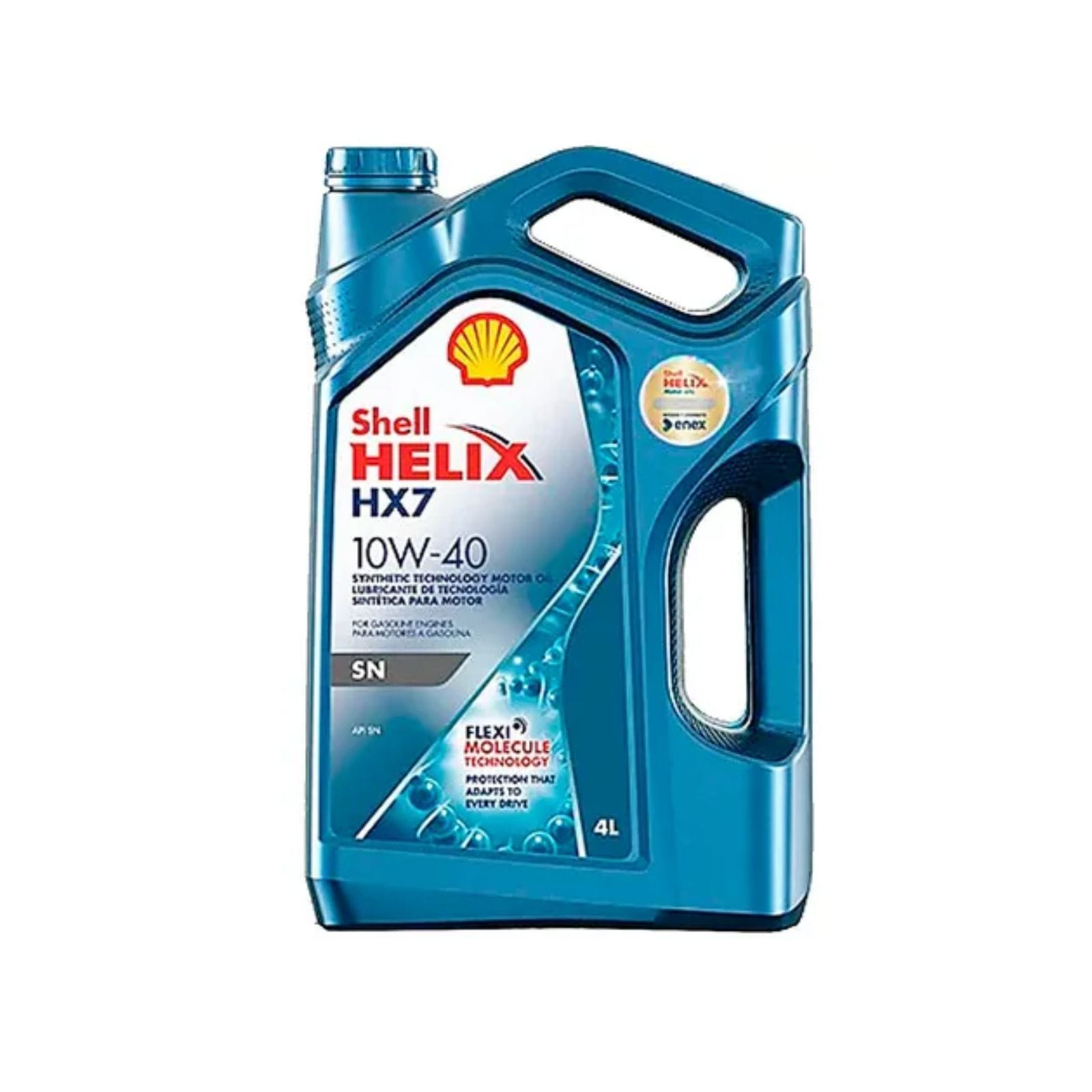 Aceite 10w40 Shell Helix HX7 - 4 Litros (Doble Sello)