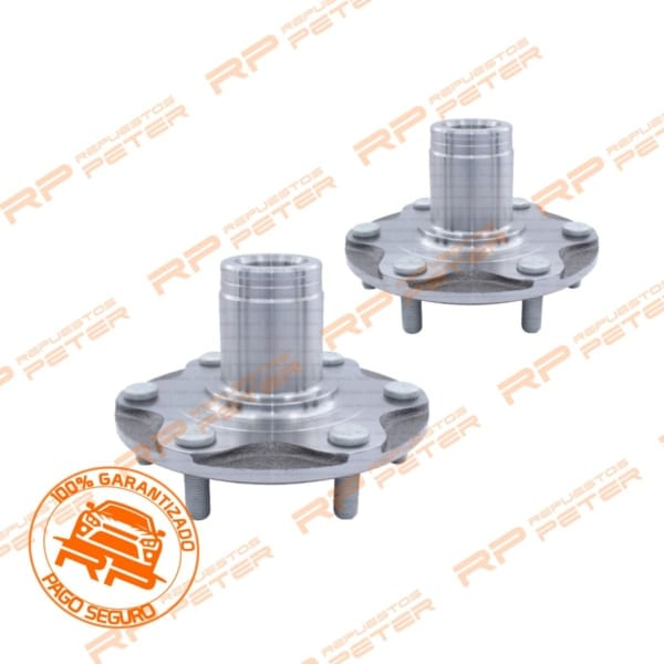Pack ambas Mazas de rueda delantera para Toyota Hilux 2.5/3.0
