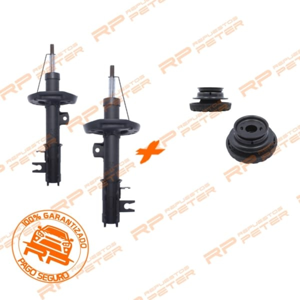 Promocion amortiguadores delanteros + cazoletas Chevrolet Onix 1.4 - Prisma 1.4 - Spin