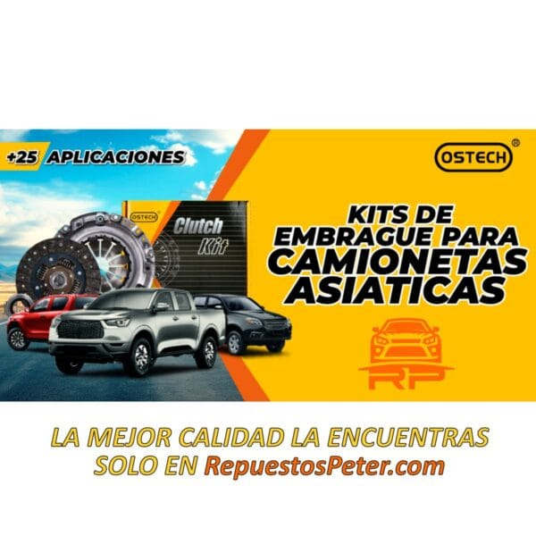 Kit de embrague marca OSTECH original de gran calidad