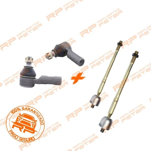 Terminal de dirección + axiales con aplicación para Toyota Hilux 2.5/2.7/3.0 - Fortuner