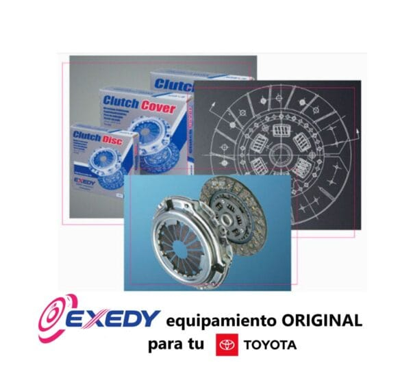 Kit embrague Toyota original Exedy