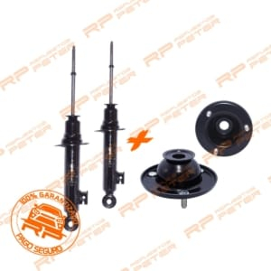 Pack suspensión delantera = Amortiguadores + Cazoletas = para Mitsubishi L200 Dakar/Katana/Work 2.4/2.5/3.2