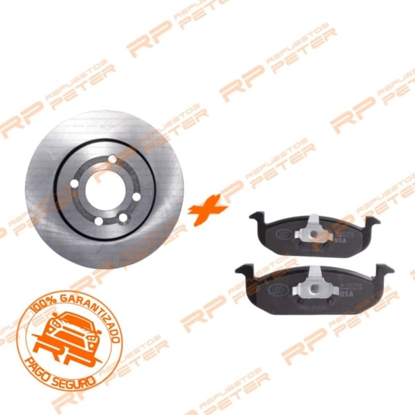Promoción Pastillas de freno + Discos de freno delanteros para MG MG3 1.5 (Tipo Hatchback)