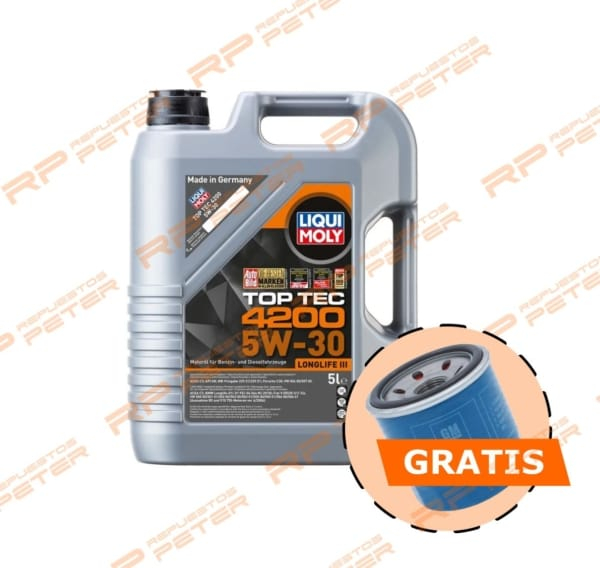 5w30 Liquimoly TopTec 4200 - 5 Litros
